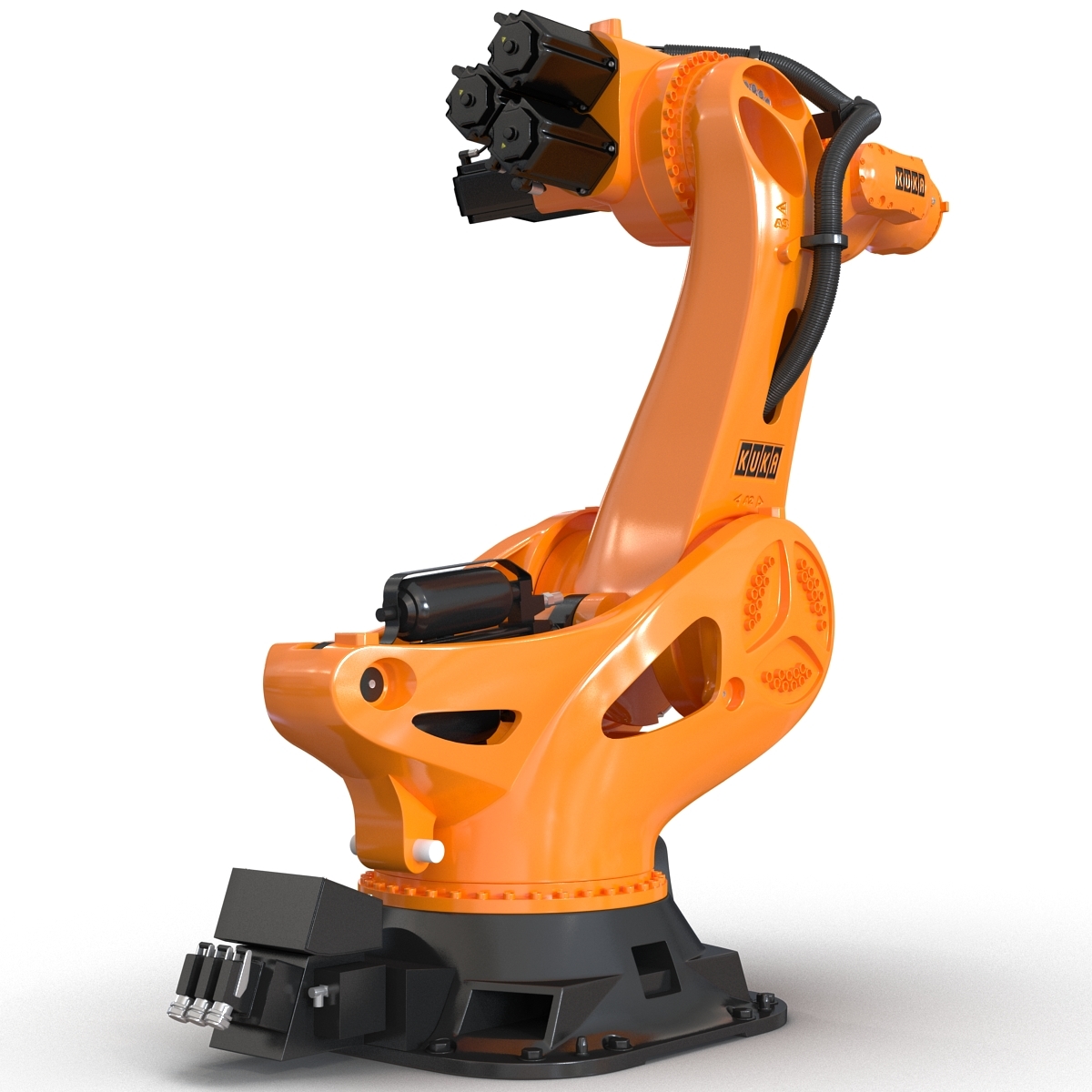 kuka robot k-1000 titan rigged3d模型