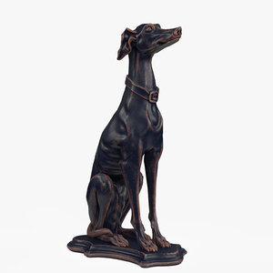 3d model dog canine