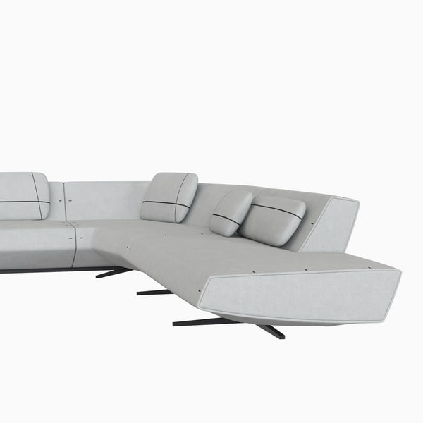poliform sydney sofa 3d max