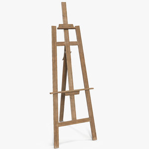 3d model easel stand