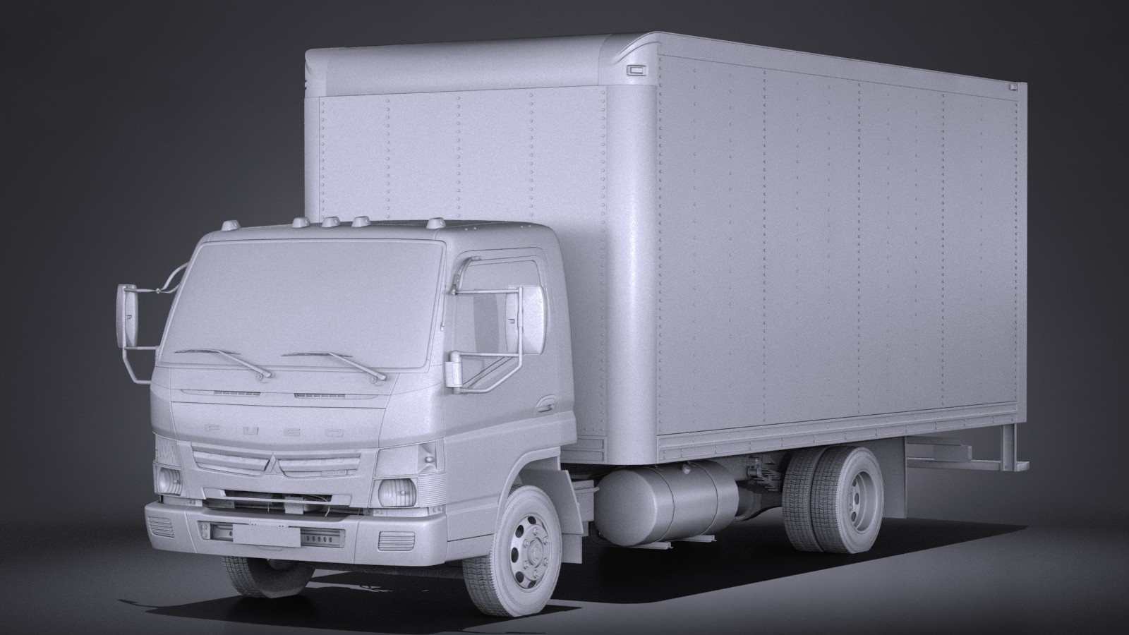 3d Mitsubishi Fuso Box Model