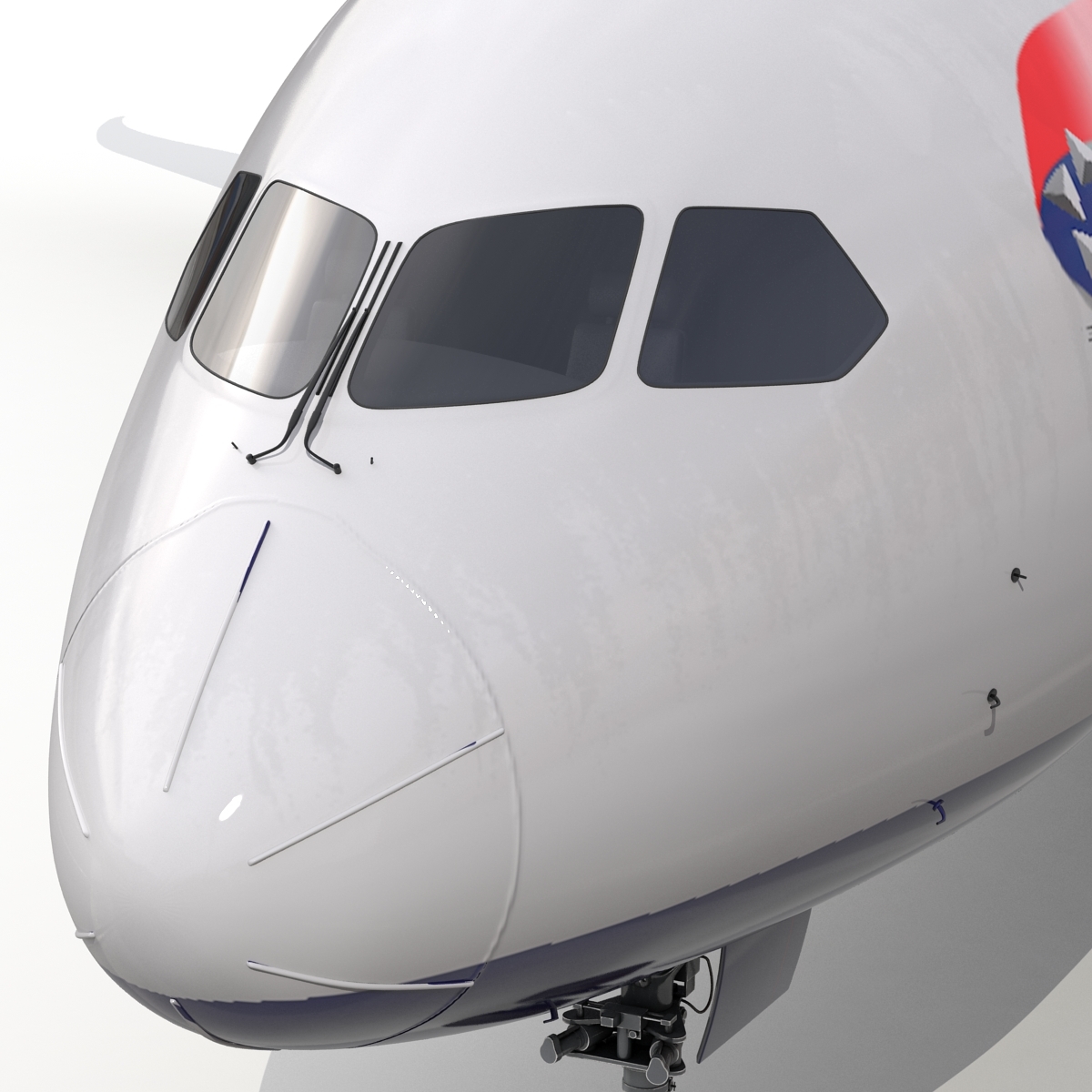 波音787-9梦想飞机英国航空公司3d模型