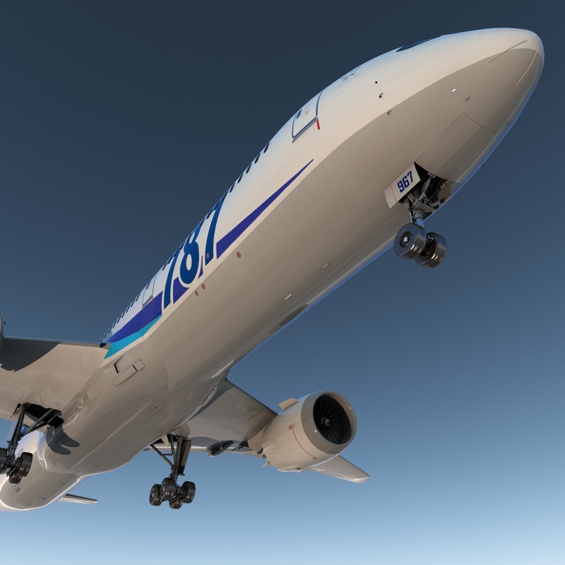 boeing 787-9 dreamliner nippon 3d 3ds