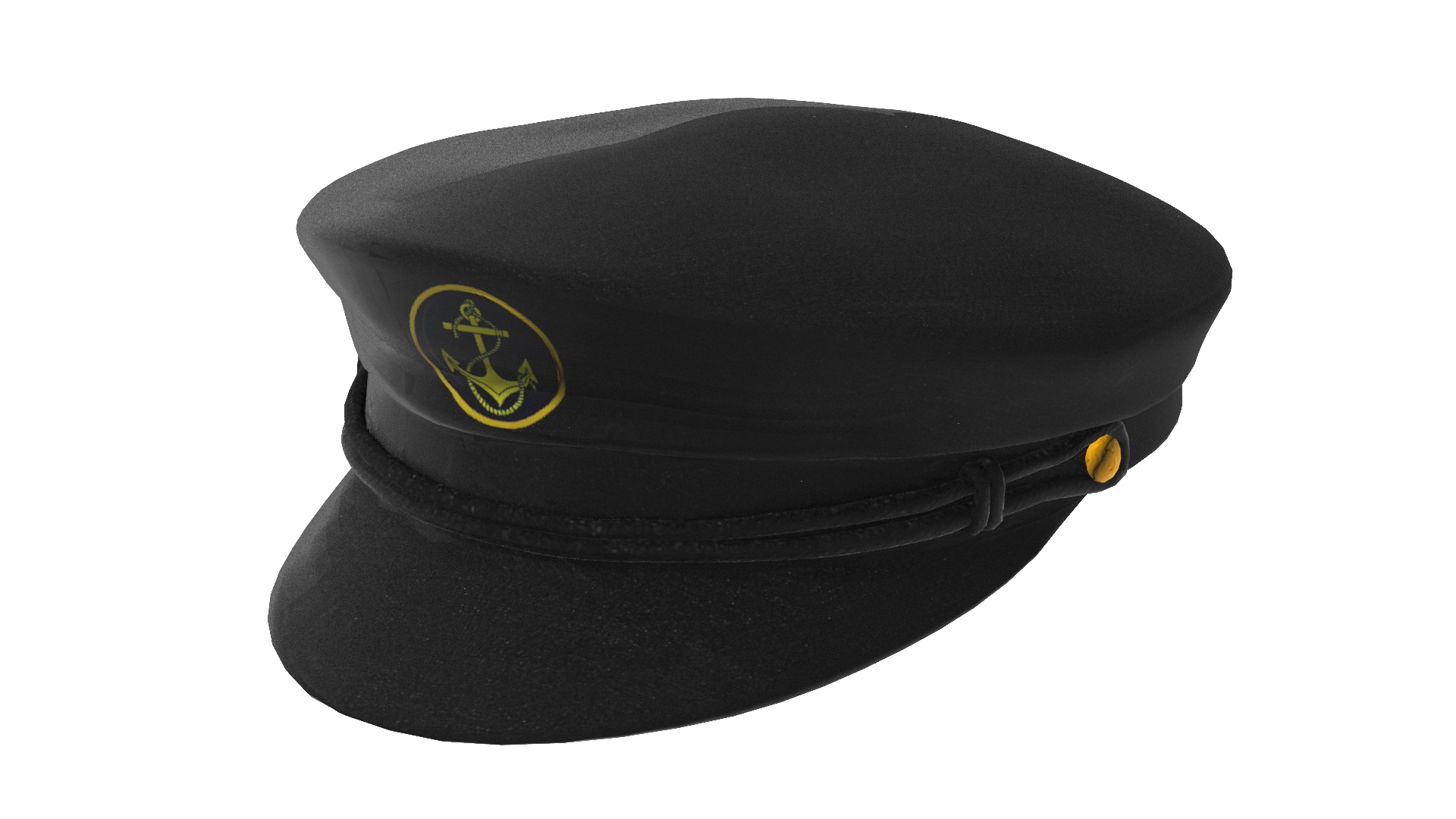 3d model captain hat