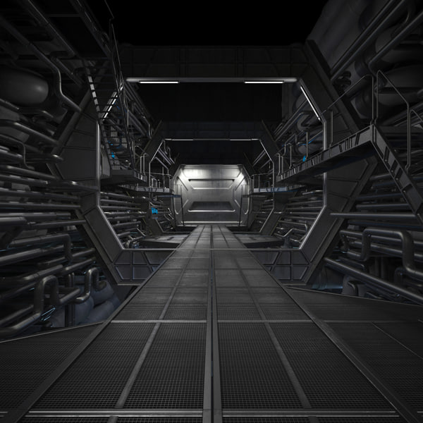 8 sci fi interiors max