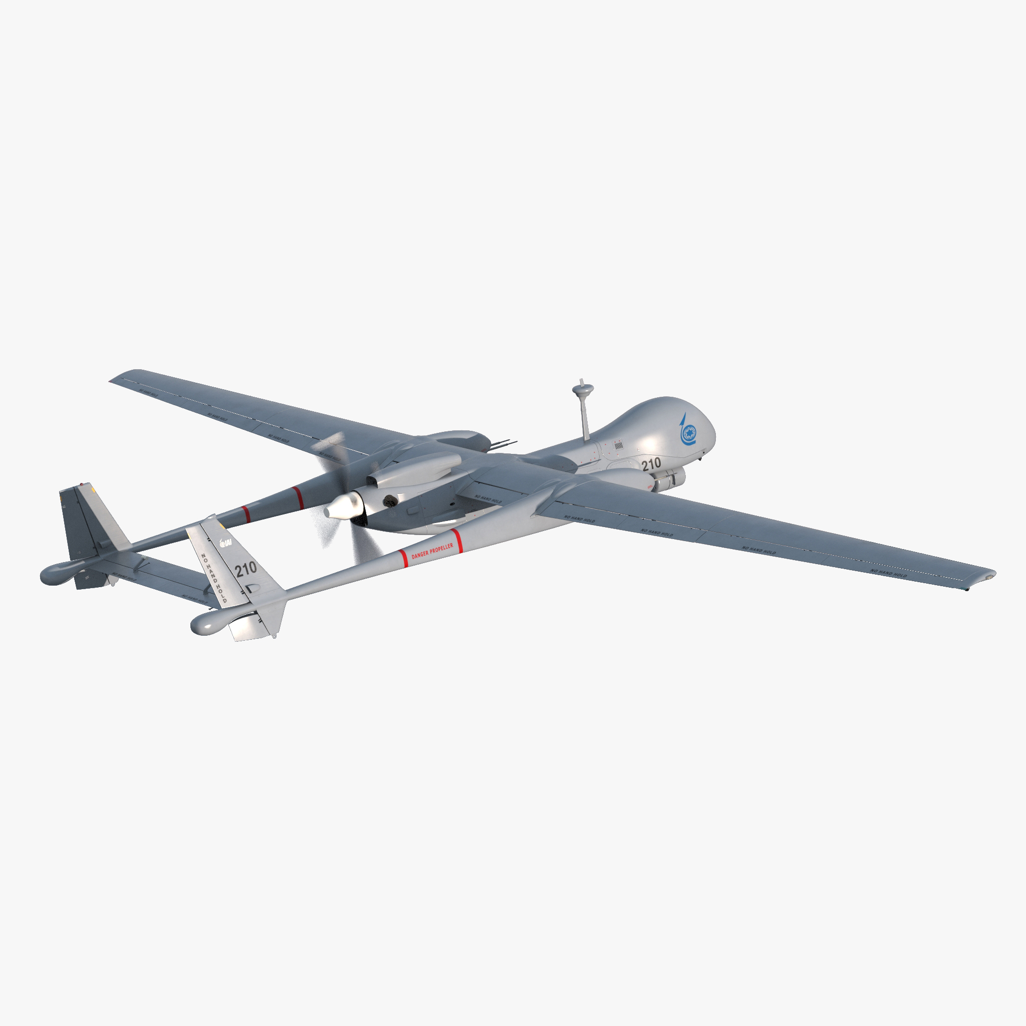 3d iai eitan uav rigged