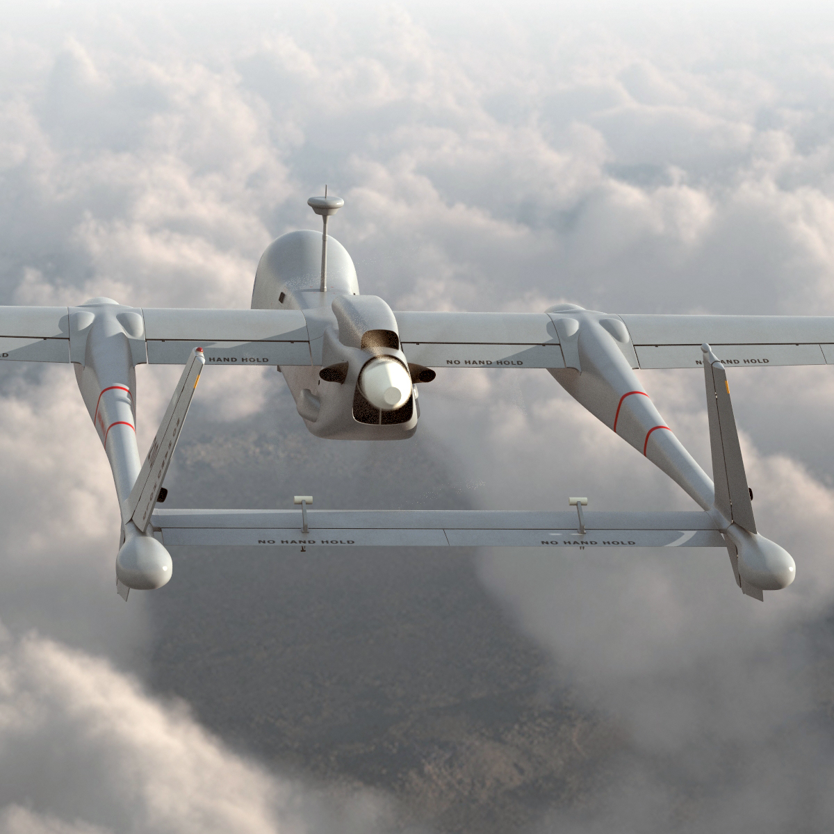 3d iai eitan uav rigged