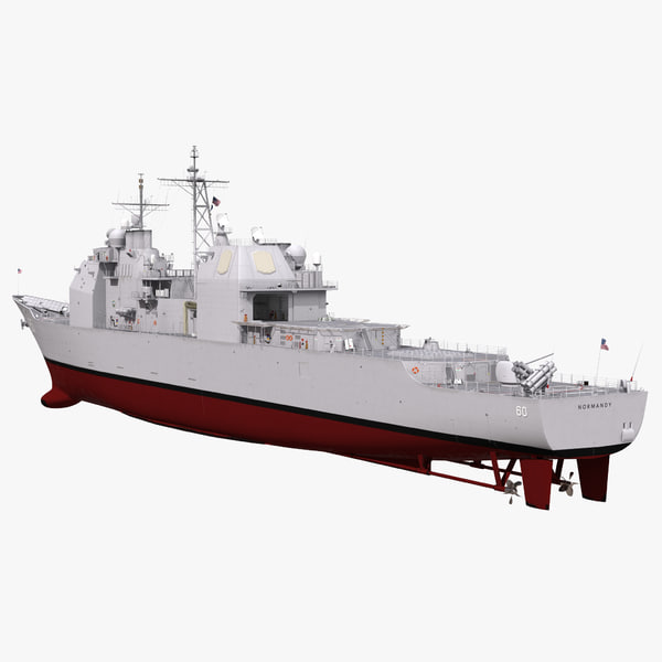 ticonderoga class cruiser normandy 3d fbx