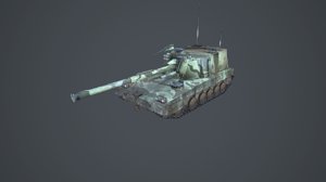 tank k9 thunder 3d model