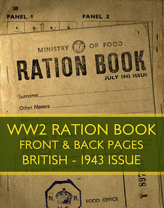 WWII Ration Book (1943 issue)