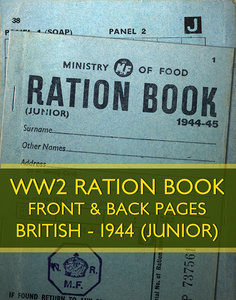 WWII Ration Book (1944 Junior)