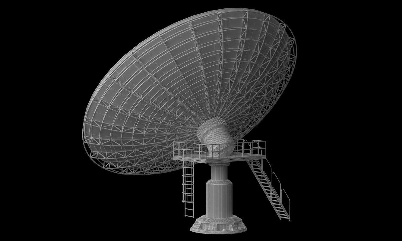 3D модель Большая антенна - TurboSquid 1035344