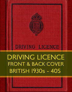 Drivers Licence (1930s - 40s)