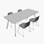 3d obj chairs conference table