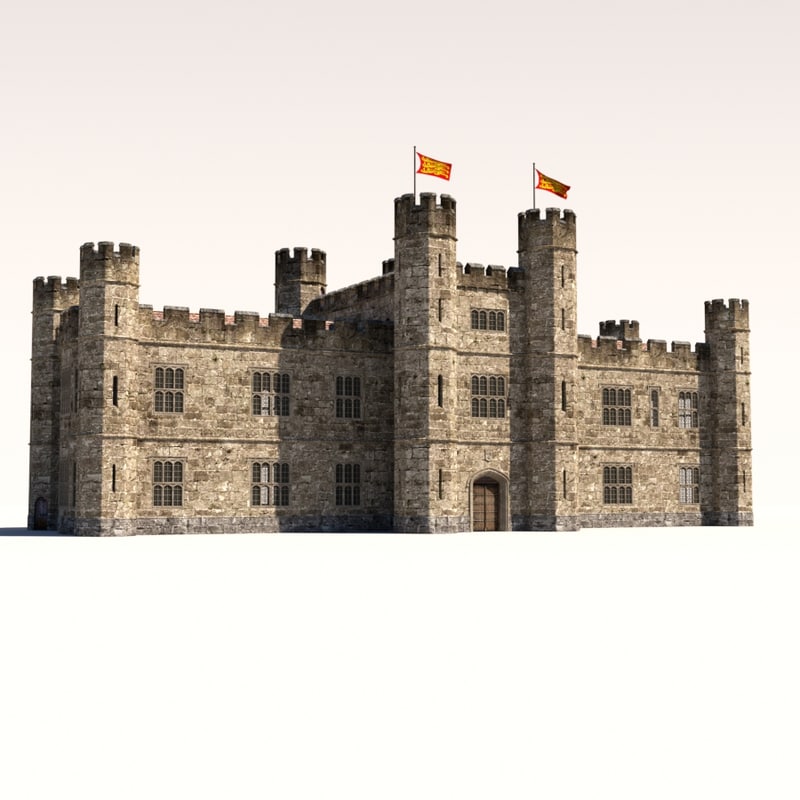 Leeds Castle 3d Obj