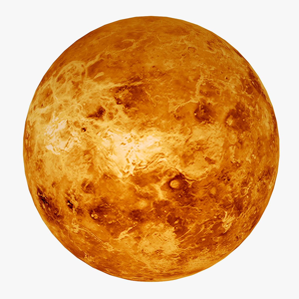 lowpoly太阳系行星和太阳3d模型