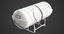 3d life raft container model
