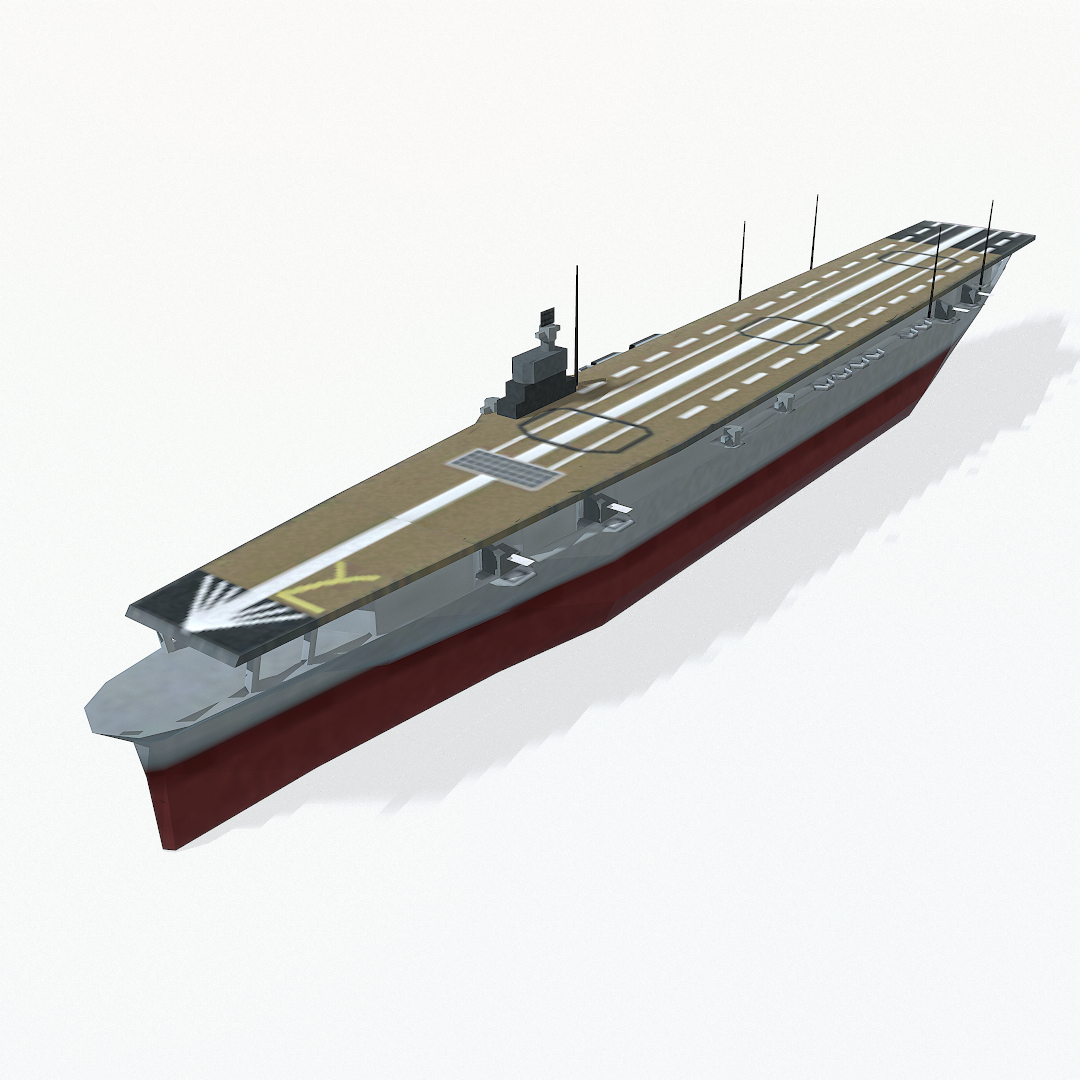 shokaku aircraft carrier 3d max