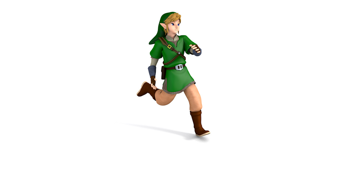 link legend zelda 3d c4d