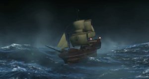 old pirate ship 3d model