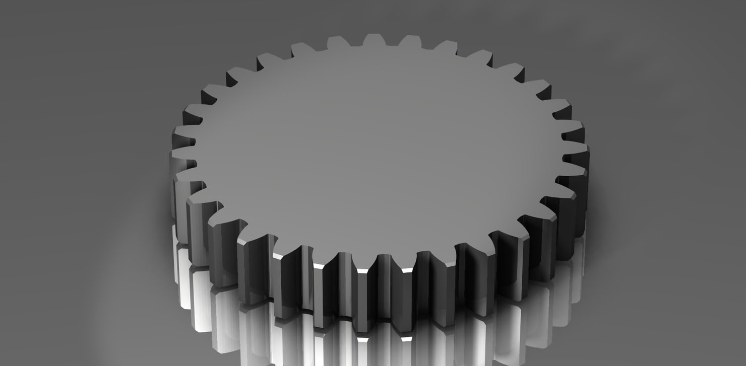 spur gear 48 48p dxf