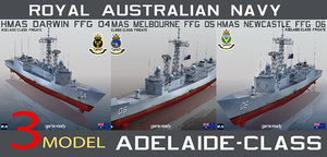 3d royal australian navy adelaide