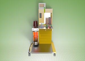 anesthesia machine aestiva 5 3d model