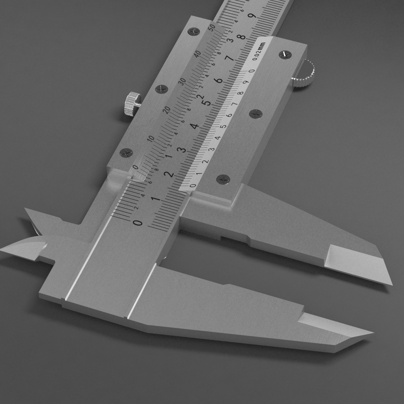 vernier caliper 3d model