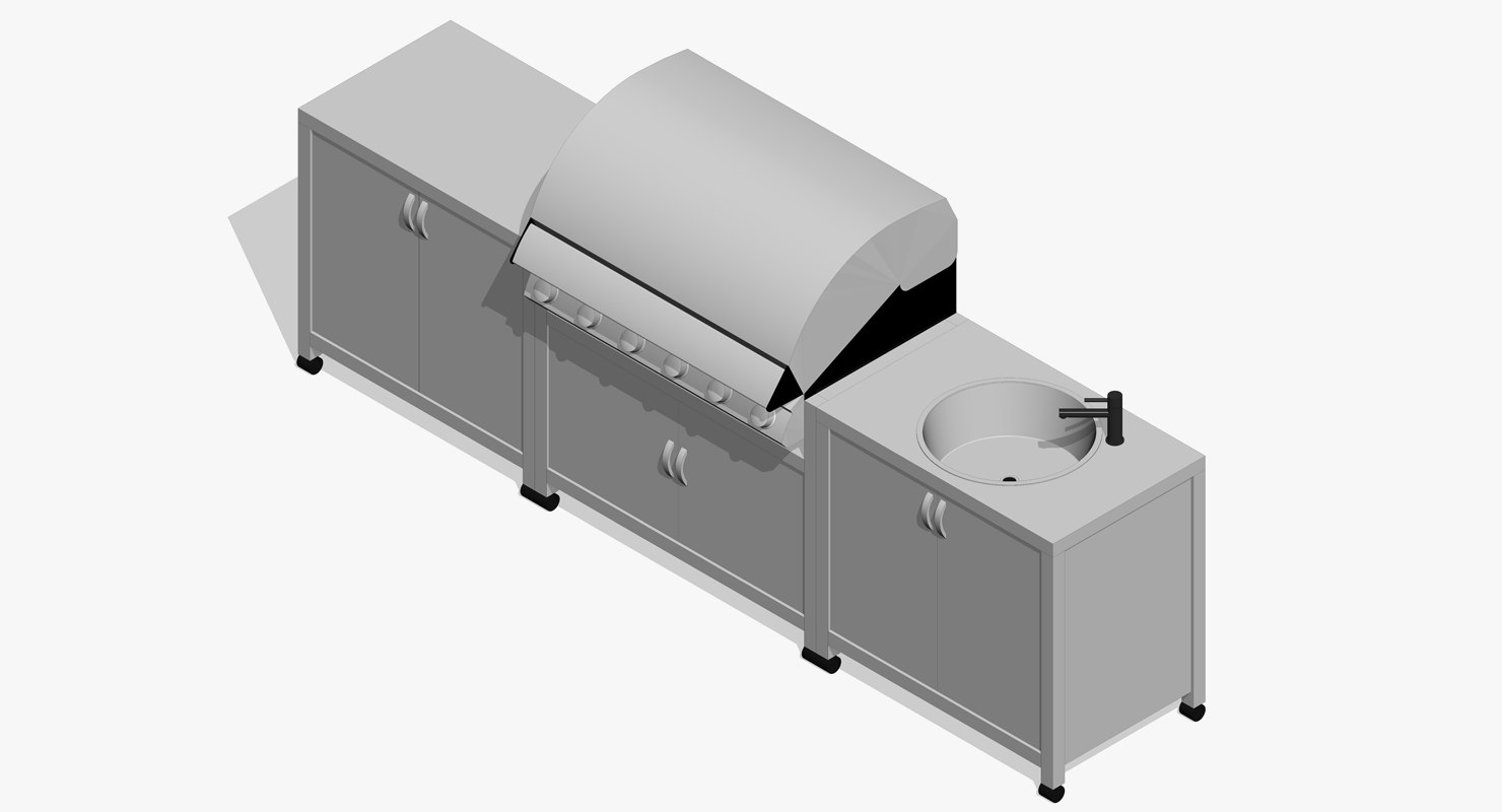 Building Revit Family Barbecue BBQ