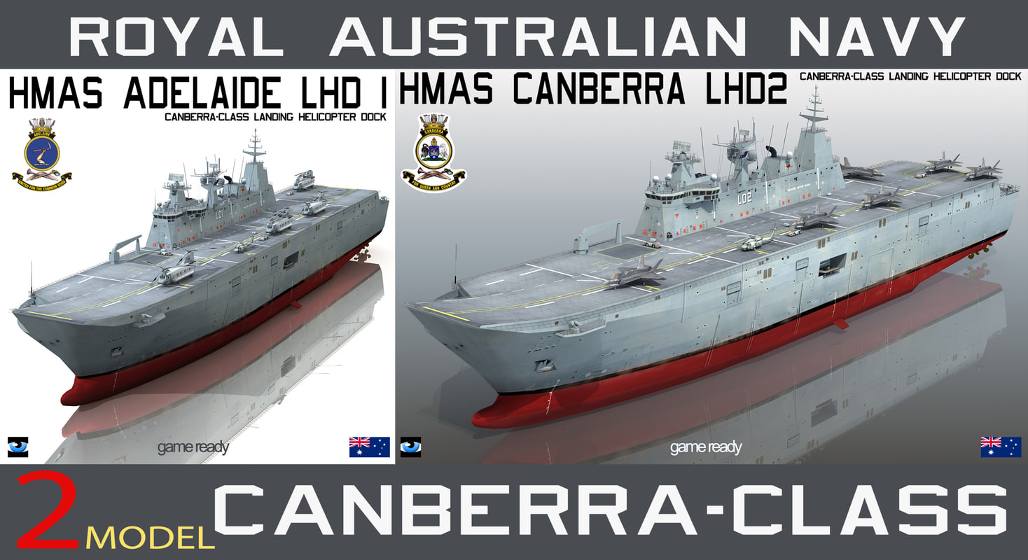 hmas canberra class obj