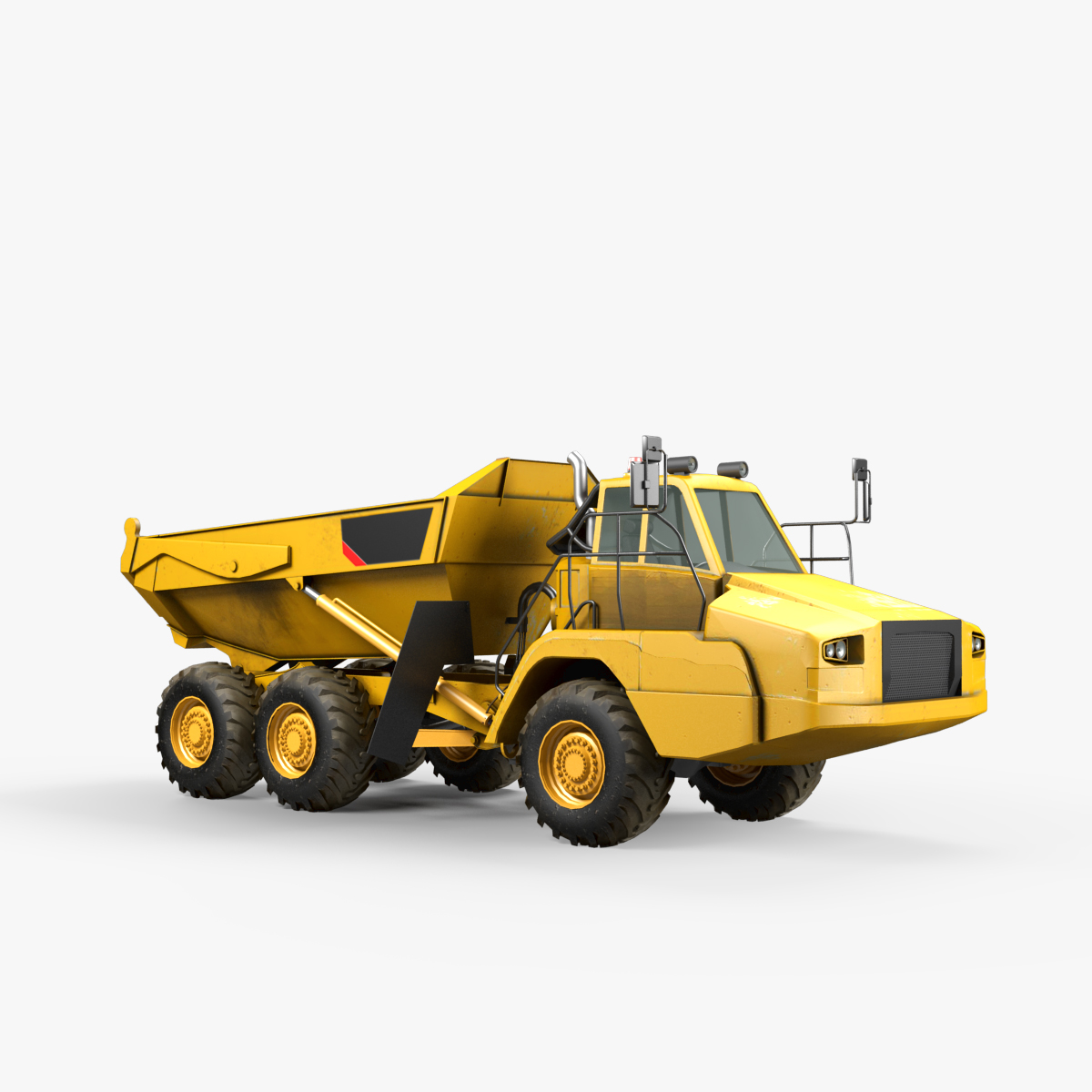 3d model articulated truck