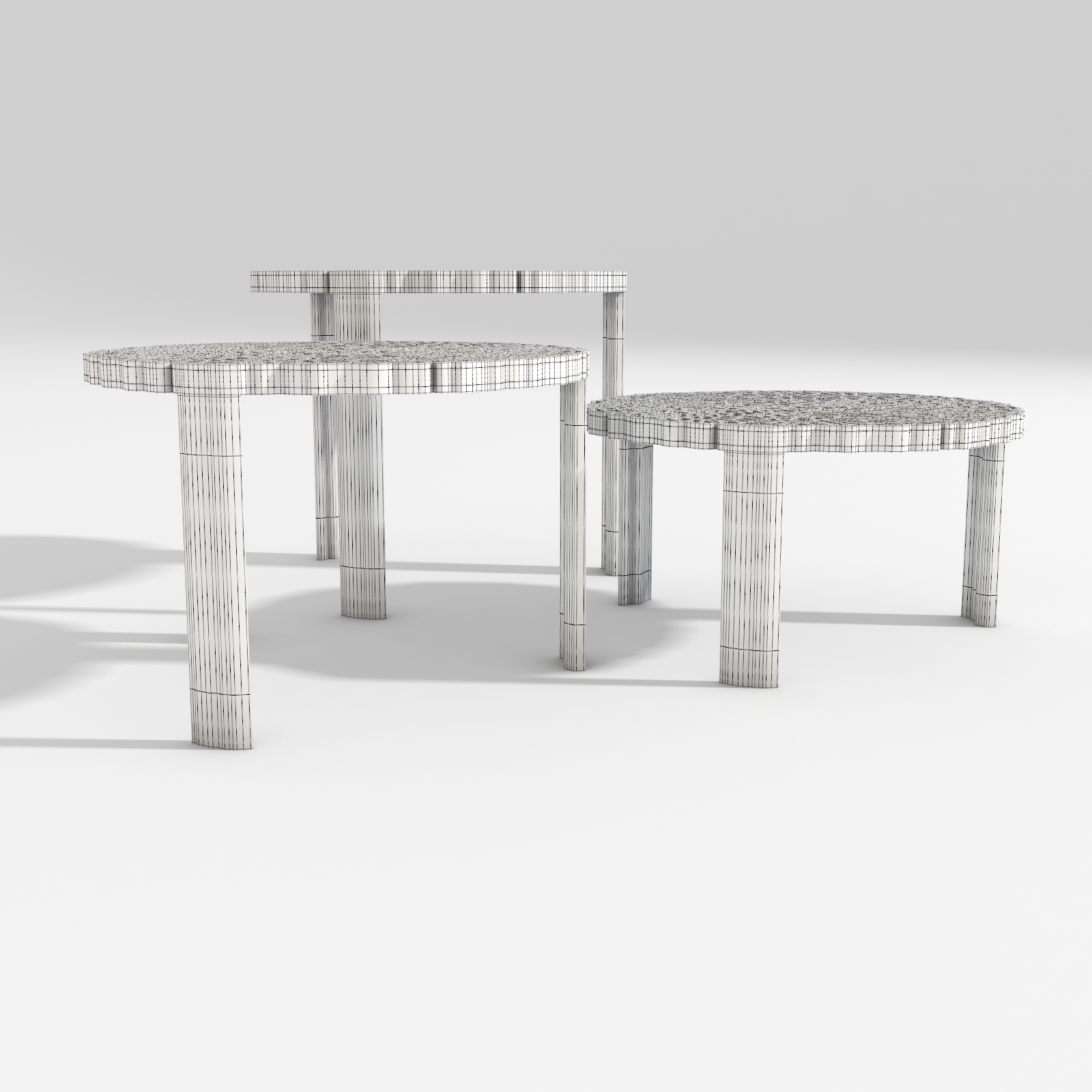 ttable kartell 3d obj