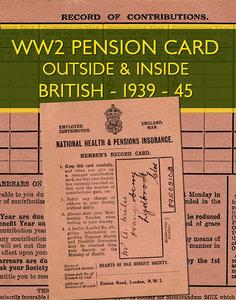 WWII Pension book