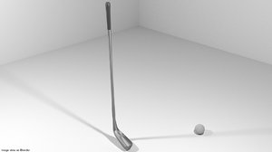 golf sport equipment 3d 3ds