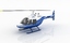 helicopter bell 206 3d 3ds