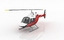 3d helicopter bell 206