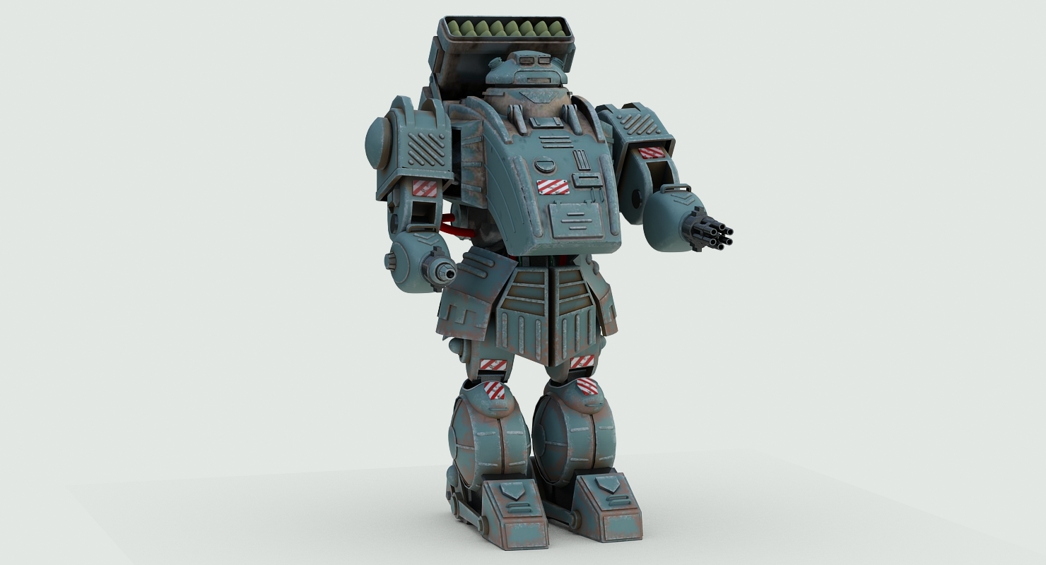 守护者机器人3d模型