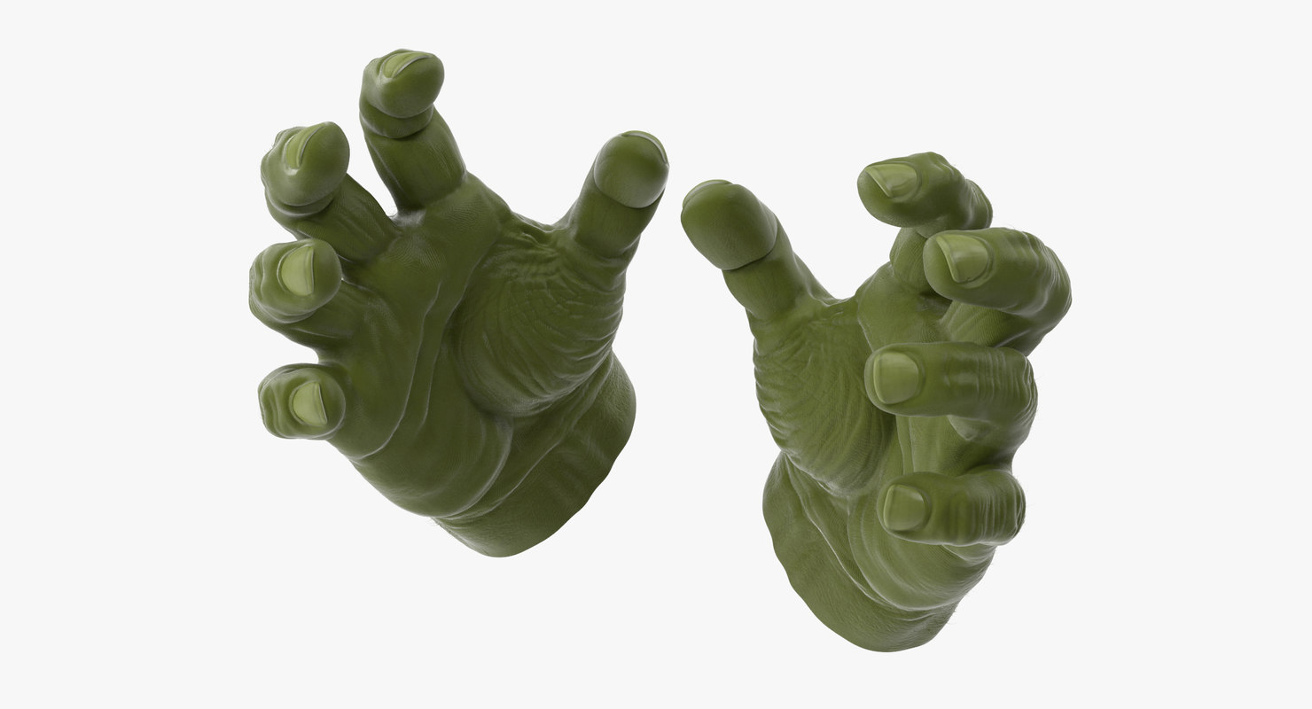 incredible hulk toy hands