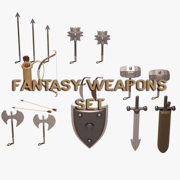 max fantasy weapons set