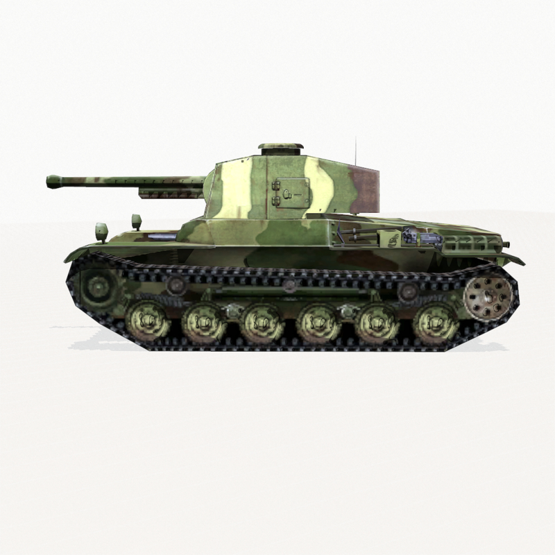 type 3 tank chi-nu 3d model