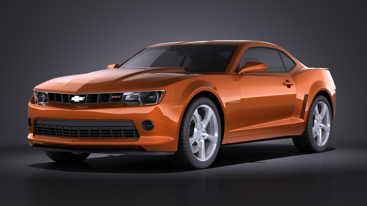 2014 chevrolet camaro 3d model