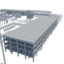 industrial buildings structures frames 3d max