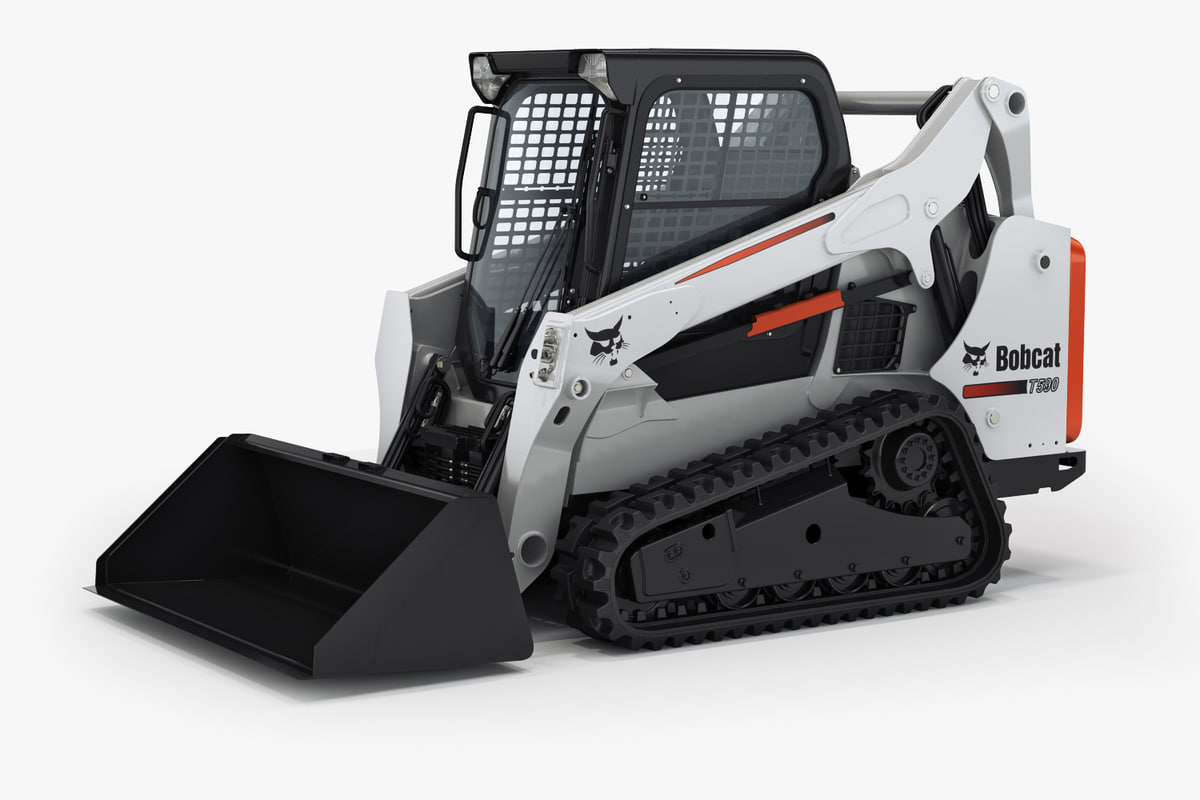 bobcat t590 compact track 3d max