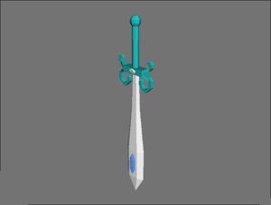sword weapon 3d model