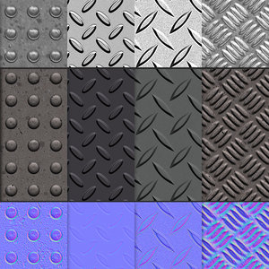 Metal flooring Texture
