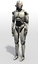 3d robot sci fi model