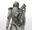 3d robot sci fi model