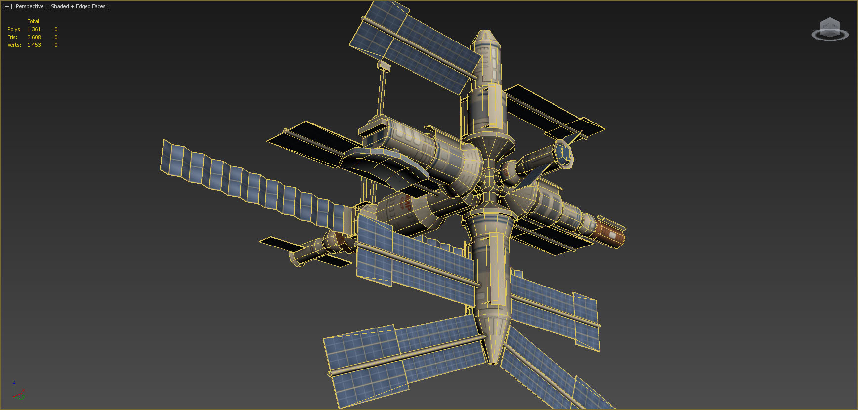 mir space station 3d max