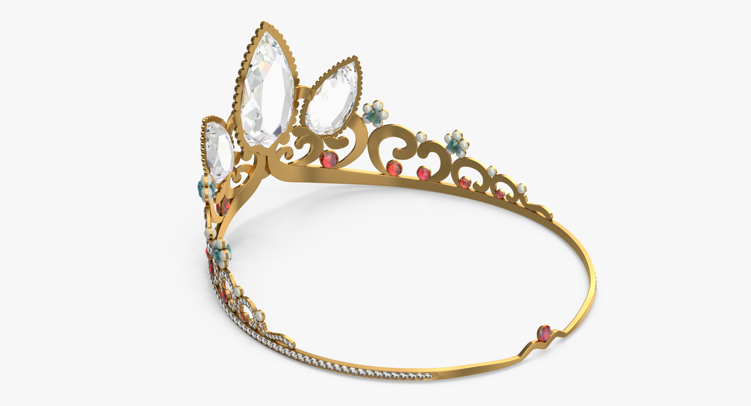 3d Model Rapunzel S Tiara