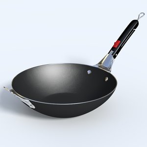 weber wok handle 3d model